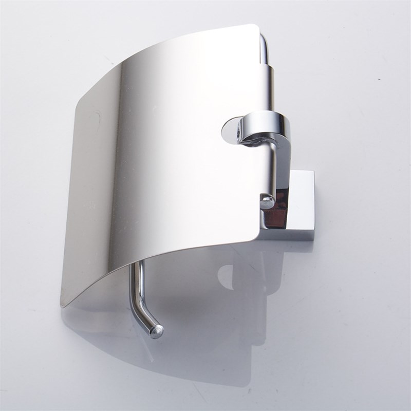 铜纸巾架 手纸架 m实心厚重 高档工程纸巾架 带盖纸盒 8750