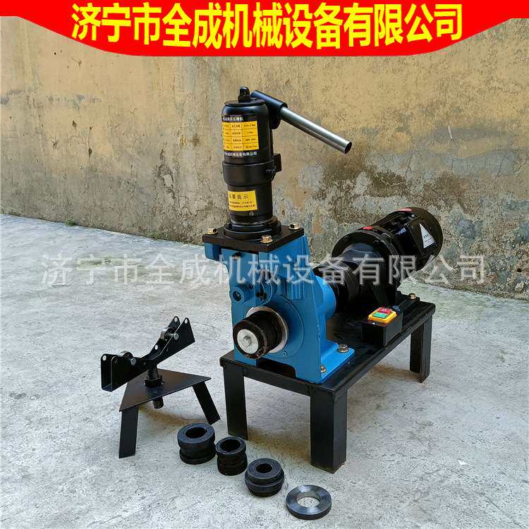 全成325重型金属切管机325加重镀锌管压槽机114型电动管道开孔机
