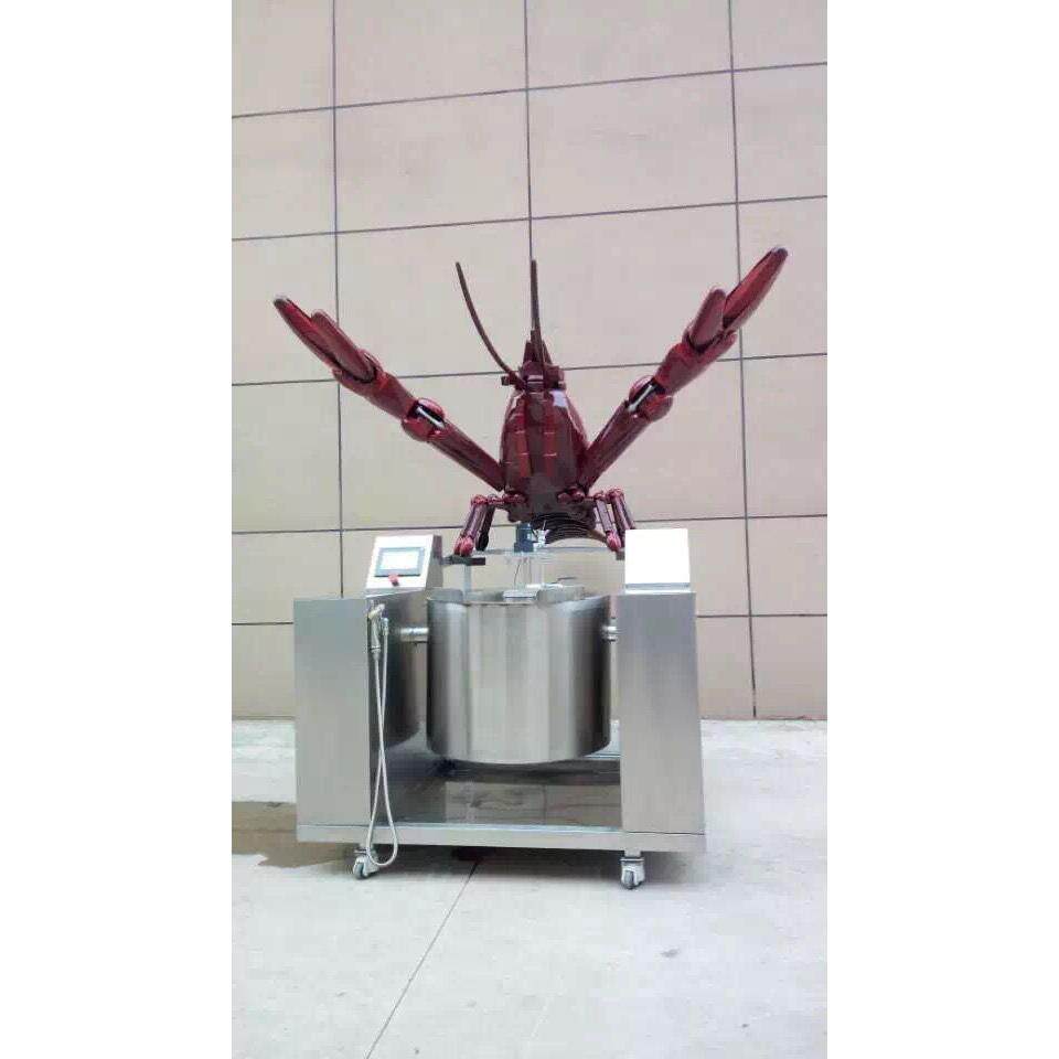 炒小龙虾机,小龙虾搅拌炒锅,智能炒小龙虾机器人