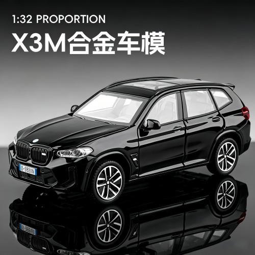 132宝马X3M仿真合金SUV车模