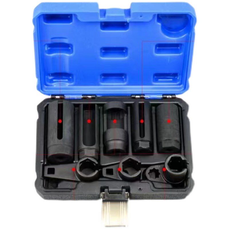坤泰8件套含氧传感器套筒拆卸工具全配