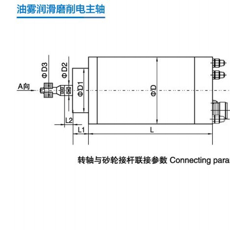 洛阳ZYS磨用电主轴高速油脂润滑