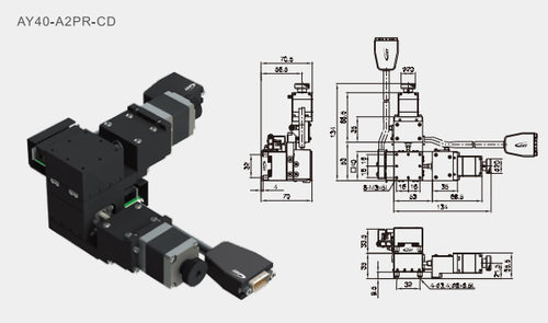 XY轴滑台AY40-A2PR-CD/AY60-A2PR-CD/AY80-A2PR-CD/AY100-A2PR-CD