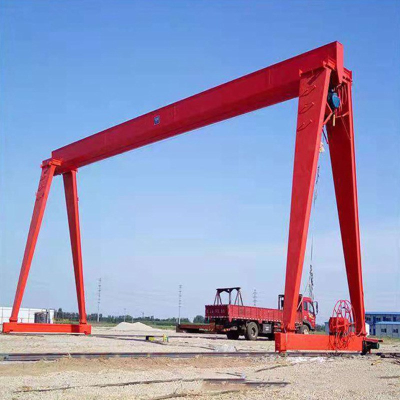 龙门吊室外建筑施l工大吨位龙门吊花架式电动门式起重机厂龙门行