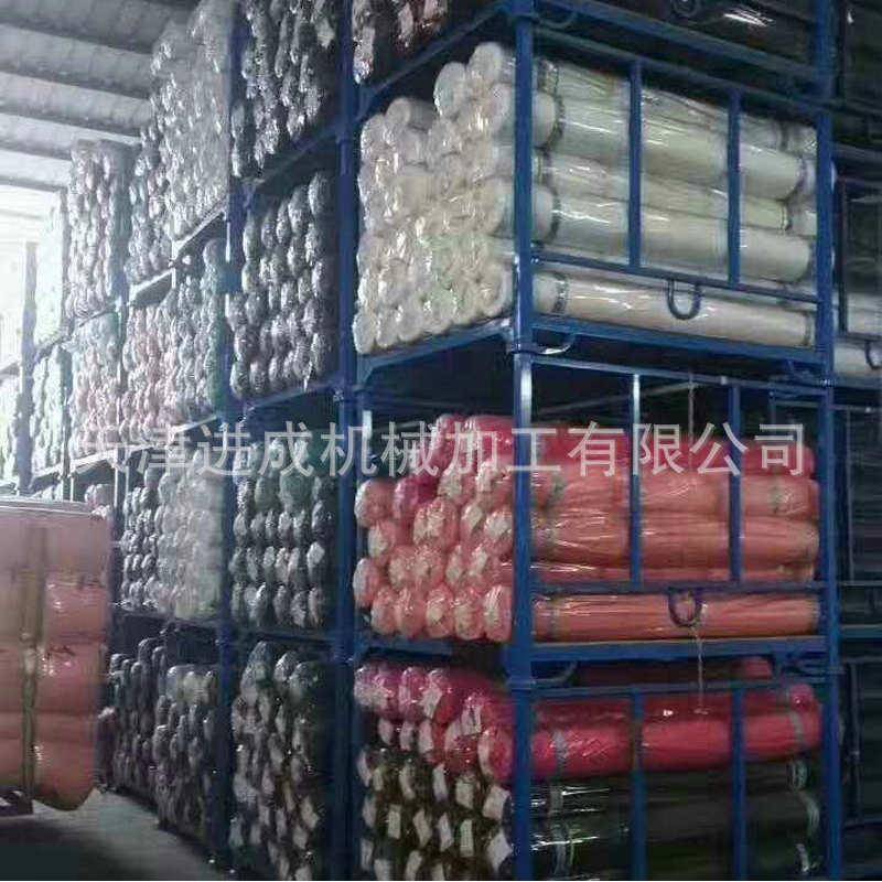 非标汽车工装布匹架轮胎架布兜台车物流仓库拆装推车折叠