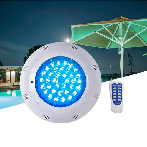 LED户外广场小区公园水景专用abs塑料款全彩外控喷泉灯 水底灯12W
