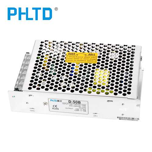 鹏汉开关电源双组输出电压D-50B直流5V6A241A变压器两路电压输出