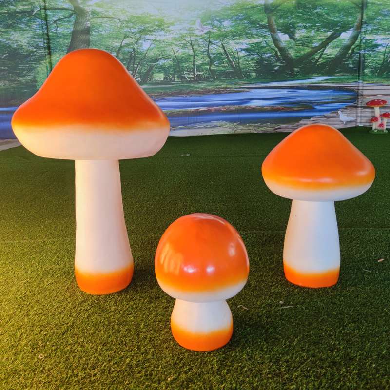 仿真发光蘑菇庭院灯太阳能户外防水花园装饰景观灯创意室外草坪灯