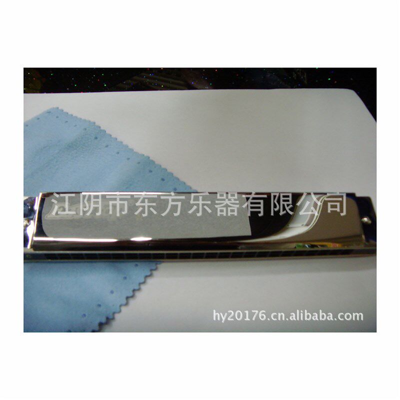 厂家新款口琴Easttop24孔C调银色演奏复音初学乐器金色口琴