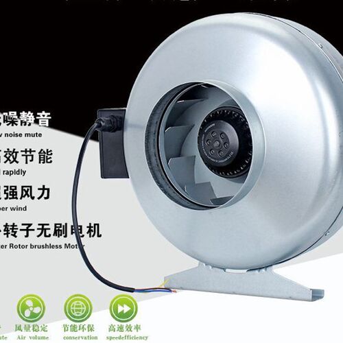 圆形离心送风机GDF100/125/150/160/200/250/315系列管道换气风机
