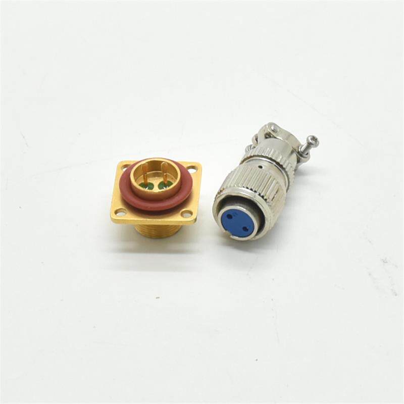 不锈钢/铜合金/可伐合金玻璃烧结真空气密连接器MX12K2T+MX23J2Z