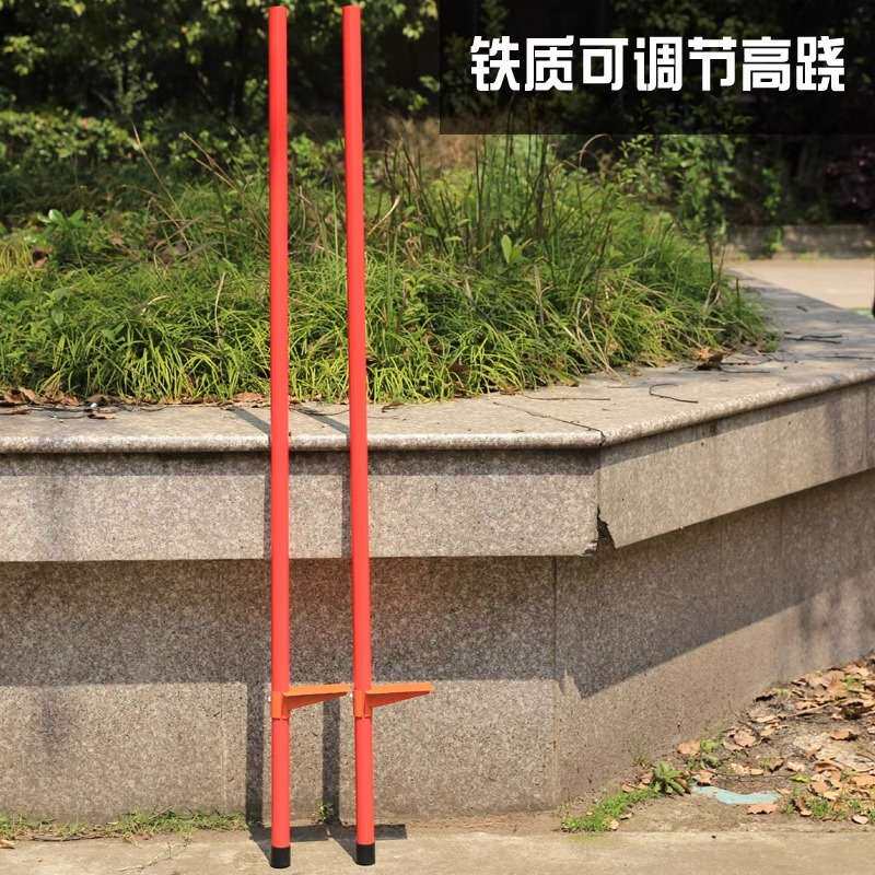铁高跷木制高跷可调节升降高脚儿童成人高跷传统高跷学生踩高跷
