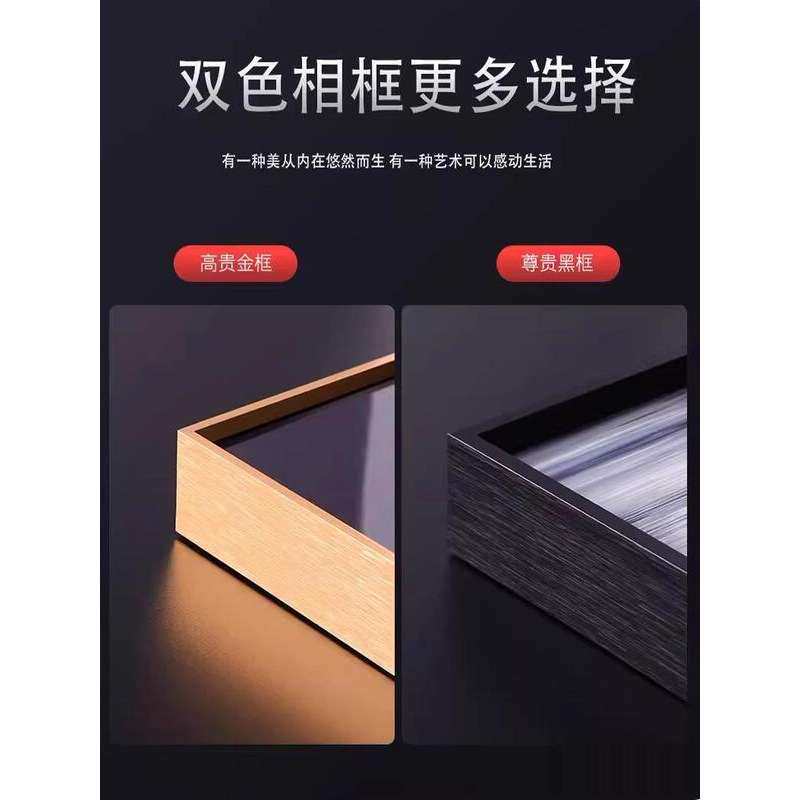 肌理卧室抽象现代装饰画黄色油画横幅房间感公寓次床头挂画卧壁画