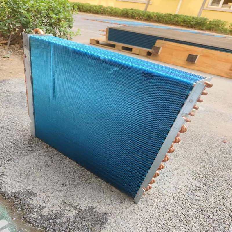 工业冷水机铝箔铜管蒸发器冰箱冰柜散热器表冷器除湿机翅片式冷凝