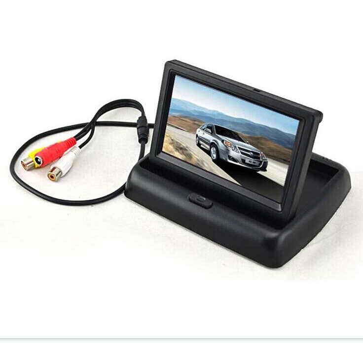 4.3寸折叠屏 4.3寸翻盖屏高清数字显示器 车载12V-24V显示屏