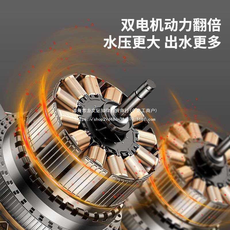充电式抽水泵锂电抽水机灌溉无线农用小型浇水机高压洗车机