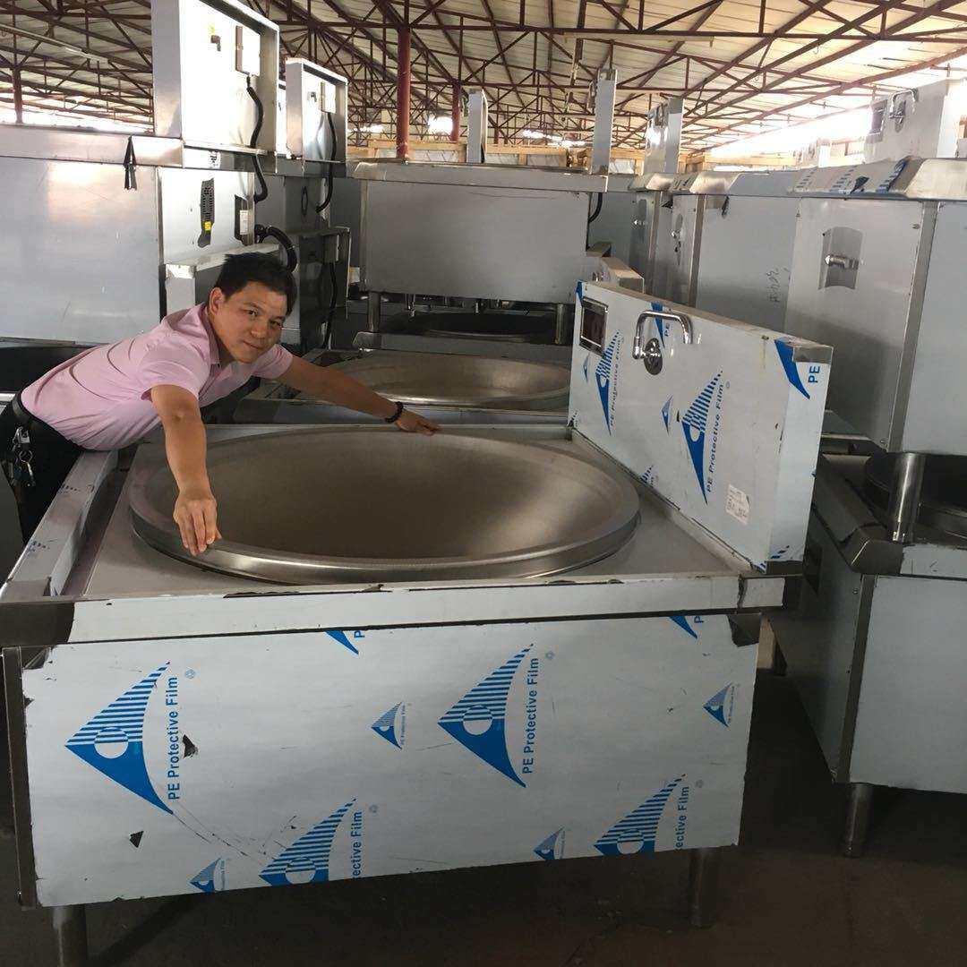 东莞企石商用电磁炉大锅灶学校工厂食堂大锅菜专用电磁大锅灶炒锅