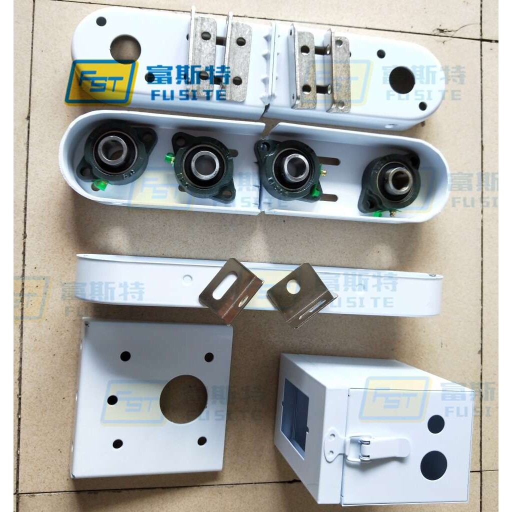 新款轴承式流水线钣金件接驳台配件 自动线钣金件 输送线钣金配件