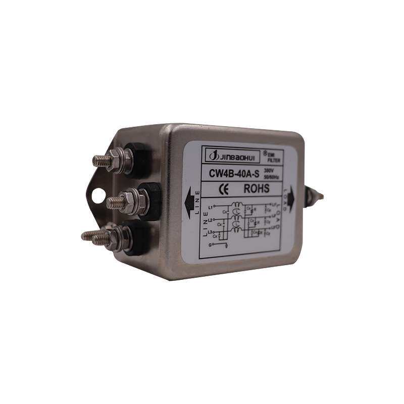 供应CW4B 40A S电源EMI滤波器 380V三相三线交流净化器频率元件