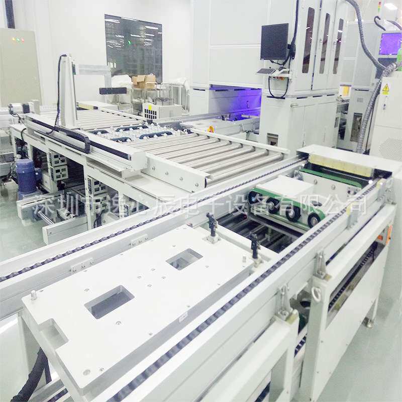 长安镇智能工具柜组装线设计左右平面横移循环导轨铝型材托辊式