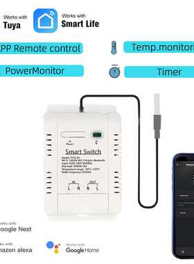 涂鸦smartlife温度通断器wifi智能遥控温控开关alexa google 语音
