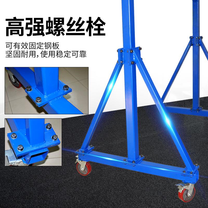 辽宁0.5吨小型龙门架电动易操作无缝焊接移动式5吨简易可移动