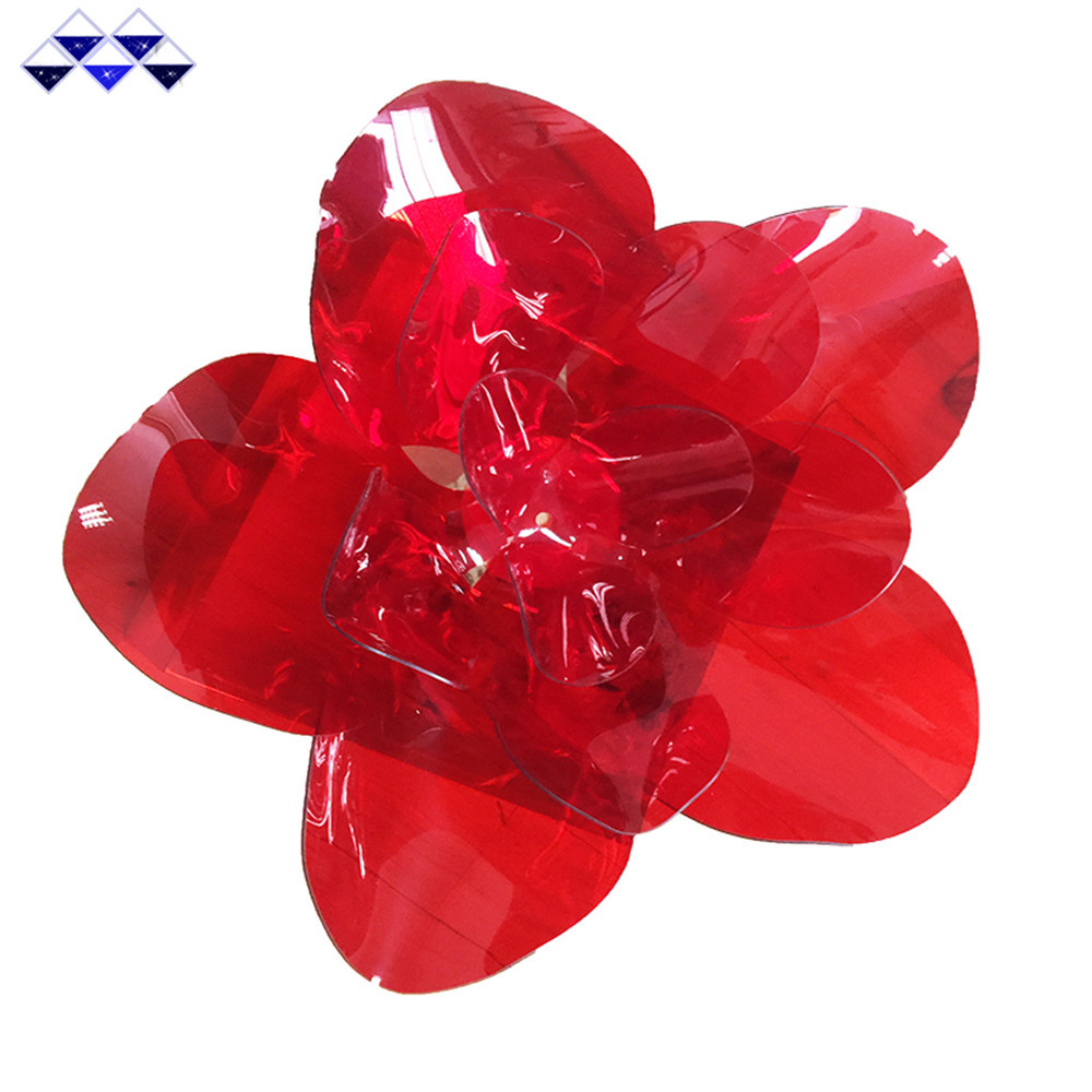 亚克力有机玻璃高仿真花橱窗摆件