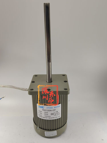 ZPG ZIPANG MOTOR 5IK120A-CF 220V INDUSTRY梓邦长轴电机轴长165