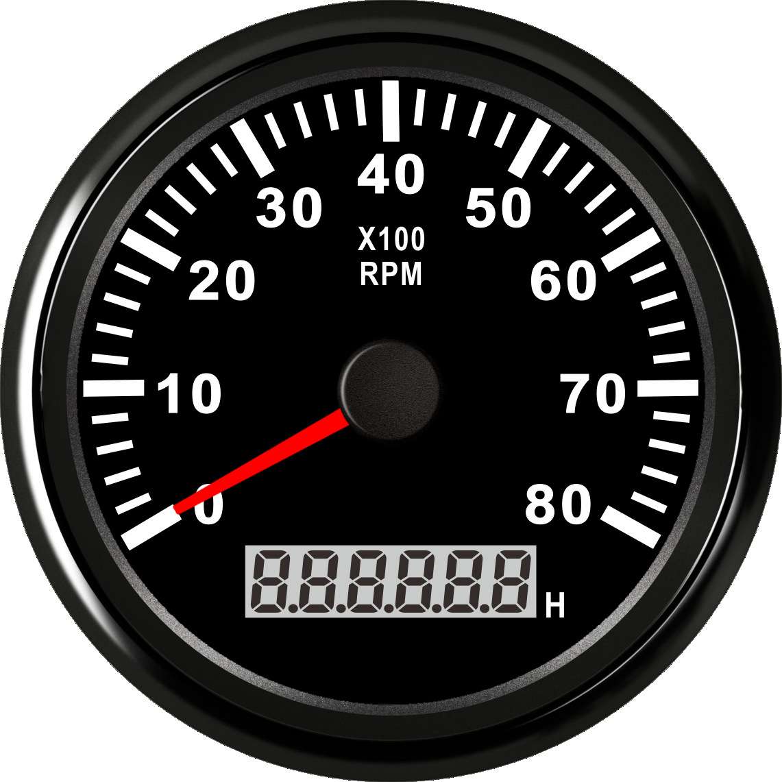 SJ系列 DN85mm 汽车工程车改装通用 发动机转速表 8000RPM