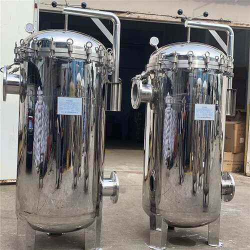 不锈钢304多袋式过滤器工业用前置井水河水泥沙精密水处理