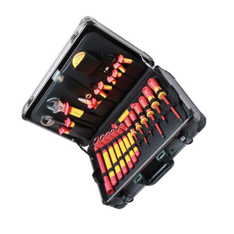 电工组合套装工具箱绝缘套筒组合工具套装绝缘工具组合套装箱