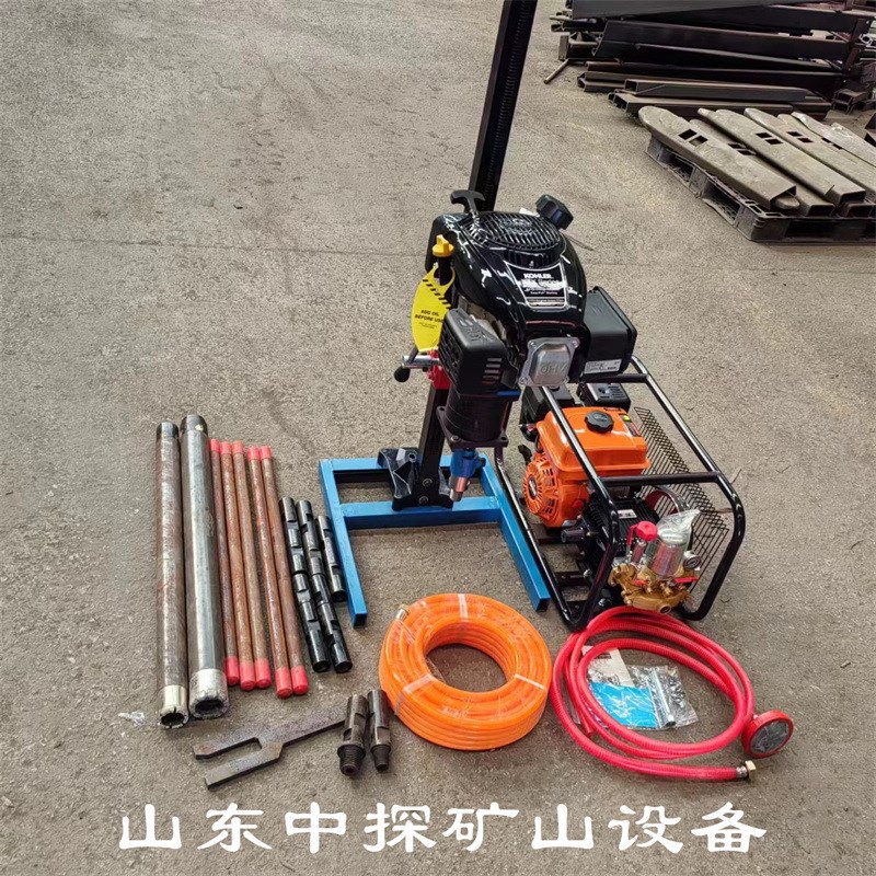 汽油柴油款地勘取芯n钻机 马路钻孔取芯机器 疏通声测管钻探设备