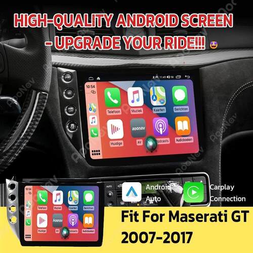 适用于玛莎拉蒂GT 2007-2017中控大屏carplay改装安卓大屏导航