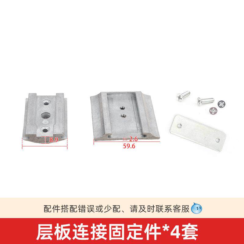 储物式开放式衣帽间衣柜收纳置物架步入立柱展示架铝合金顶天立地