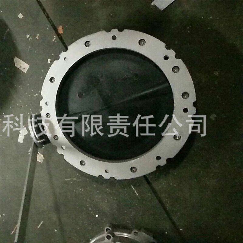 VFS手动水泥粉体蝶阀 铝合金水泥蝶阀 L快开 不锈钢软密封粉尘阀