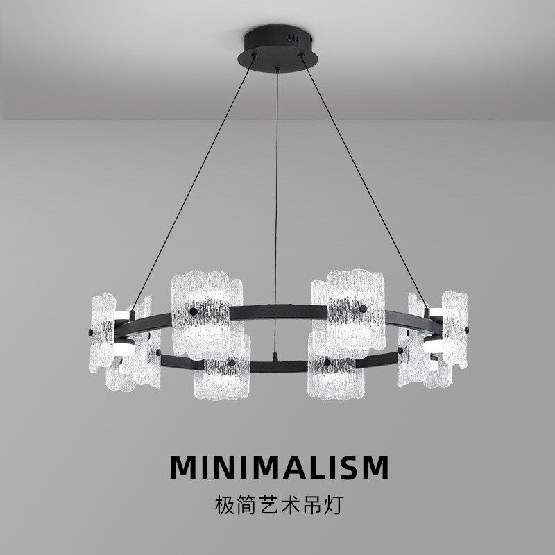 意式客厅吊灯现代简约铁艺树脂大厅灯设计师新款创意客厅主灯