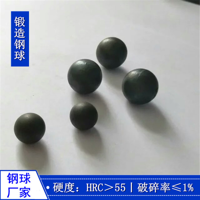 厂家供应 矿山球磨机研磨矿石用80mm锻造钢球 不失圆 实心铁球