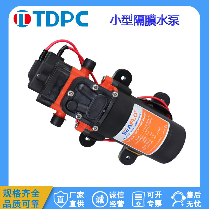 12V/24V21款房车隔膜泵直流水泵船用车载电瓶自吸泵自动泵游艇泵