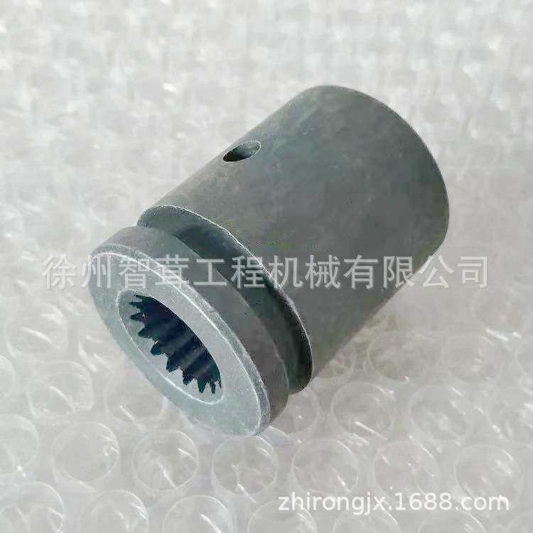 徐工压路机转向泵连接套 上柴发动机气泵花键轴行走泵16齿花键套