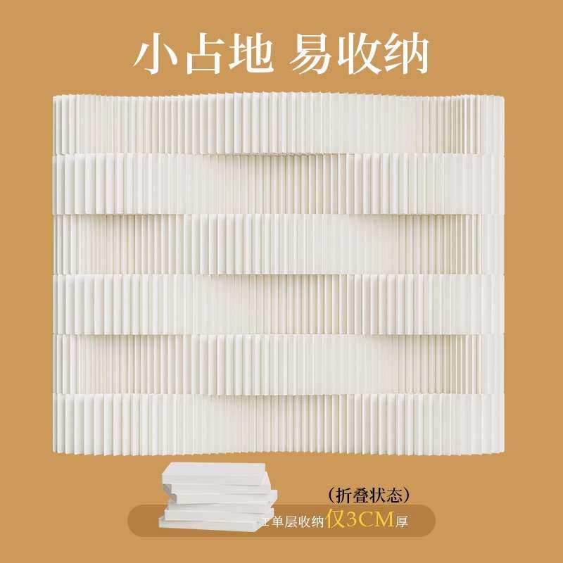 十八纸屏风隔断背景展示墙发光隔断装饰置物架陈列服装店直播展厅