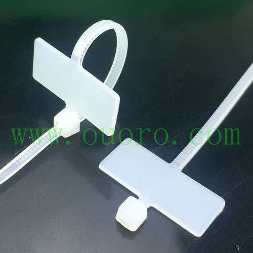 环保UL新料3x100mm内部标牌式尼龙扎带 线束 标签牌 1000条的价格