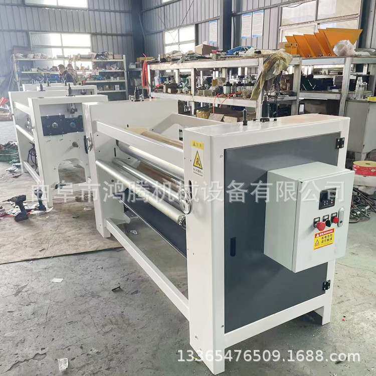 凹凸门板海绵辊涂胶机 胶合板全自动涂胶机胶辊免清理质保二年