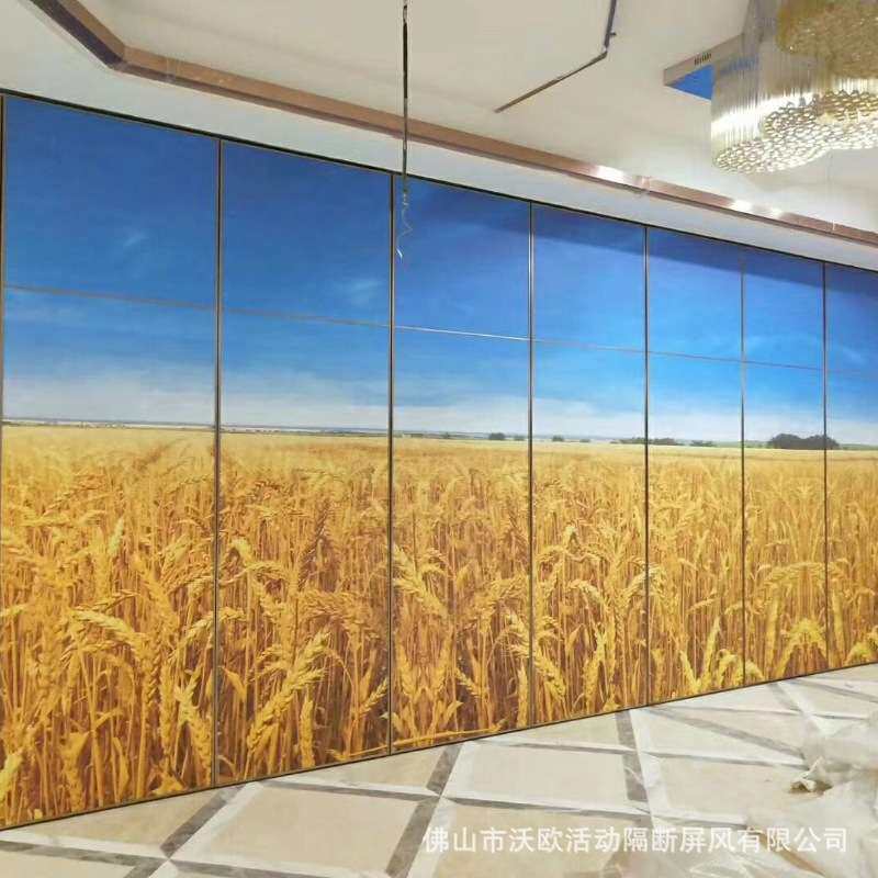 佛山沃欧隔断75型活动隔断屏风厂家直销移动隔断屏风移动隔断墙