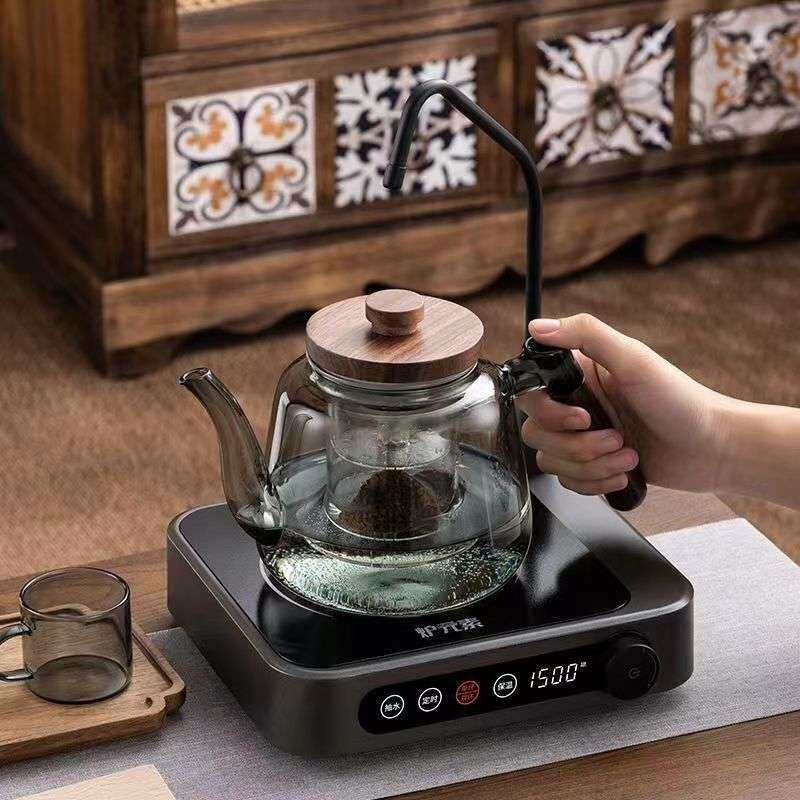 自动上水电陶炉煮茶器套装蒸煮一体茶壶带抽水大号养生壶家用茶具