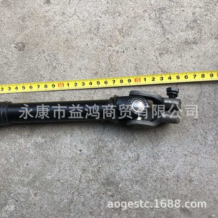 改装电动钢管车配件 卡丁车方向机连接伸缩万向节转向轴290-850MM