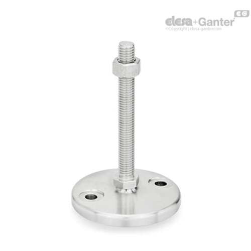 Elesa Ganter伊莉莎冈特 GN 23-SSK 水平支脚 带螺母不带螺母(4)