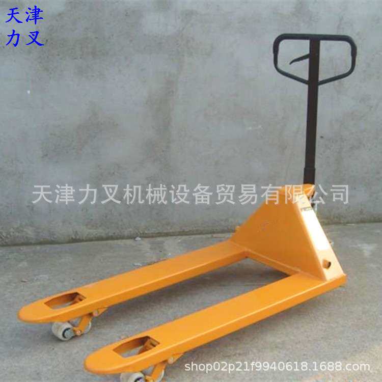 供应载重型液压托盘地牛5吨手动叉车 油压堆高搬运机手拉地牛