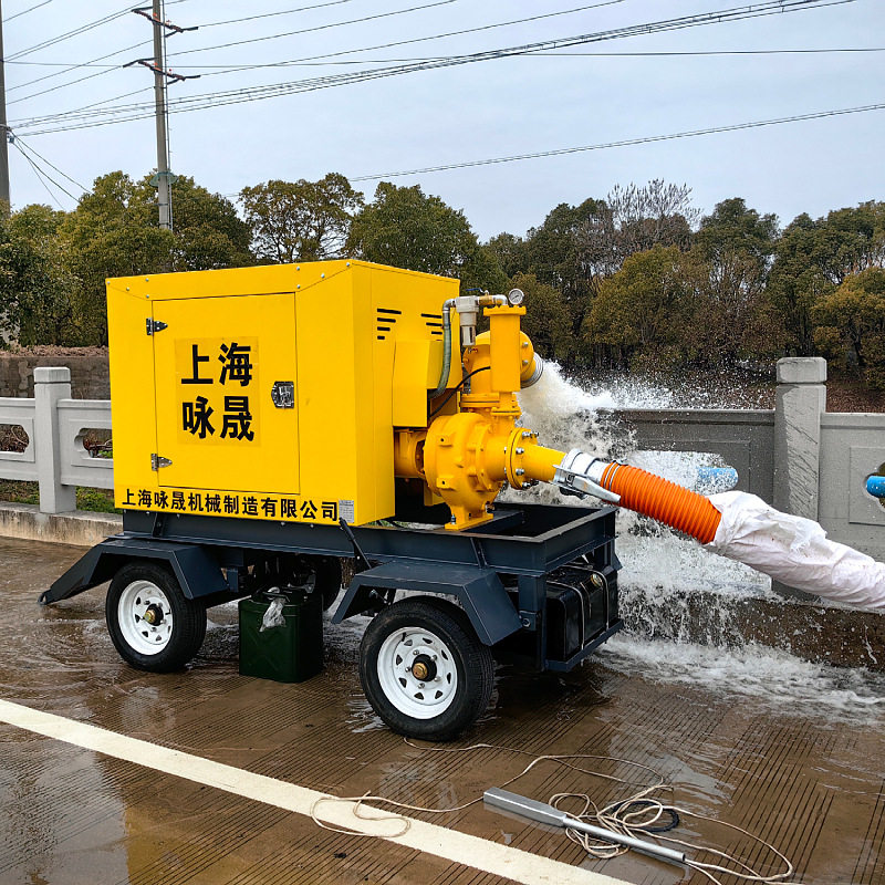 柴油机自吸泵防汛应急移动泵车