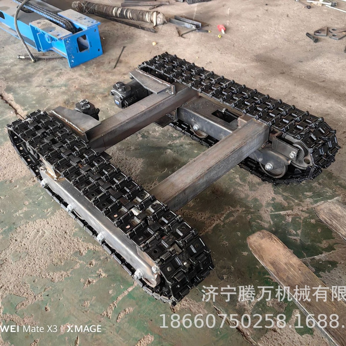 橡胶履带底盘小型液压行走底盘总成手持遥控式全地形使用工程车