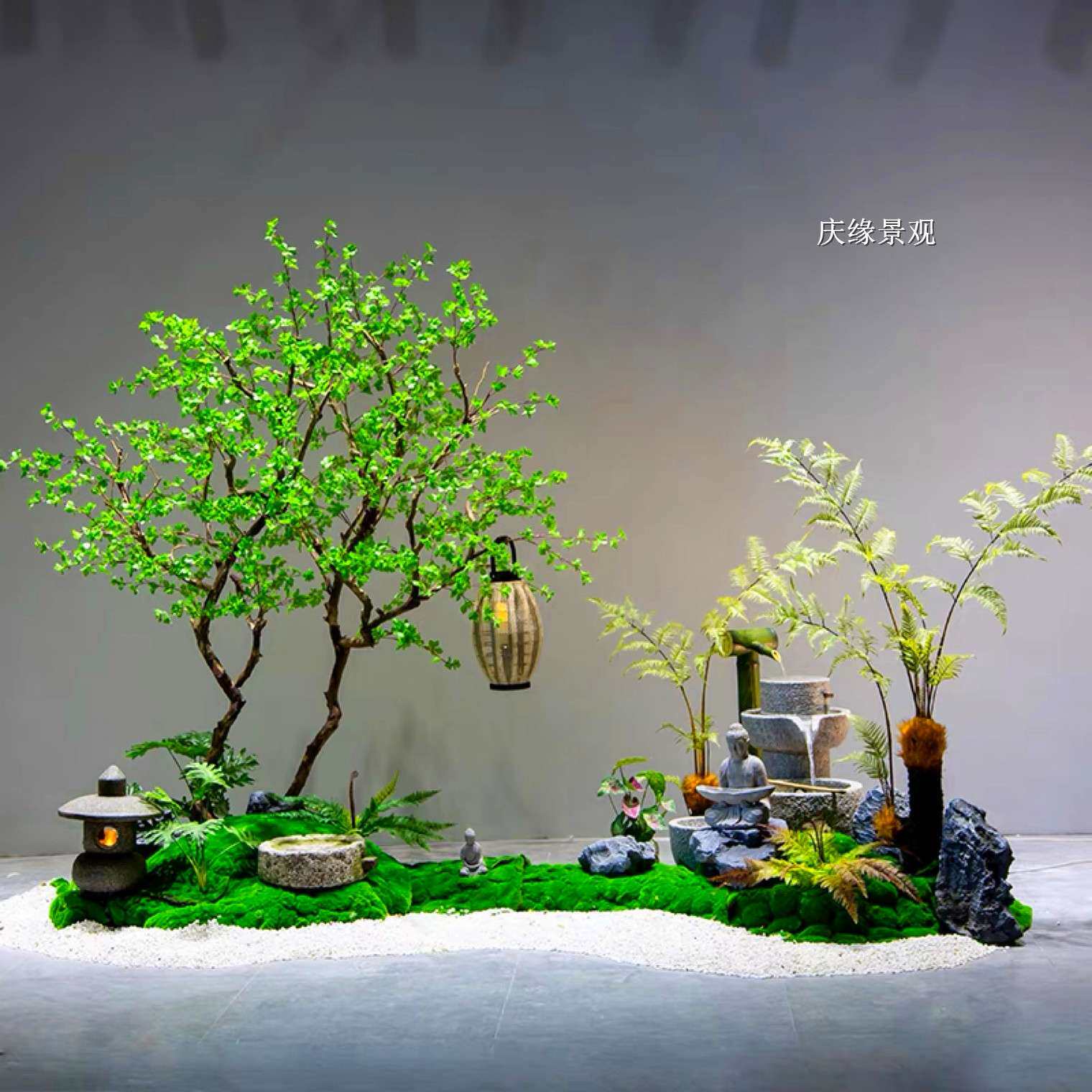 仿真吊钟树盆栽假树室内客厅餐厅装修茶室造景摆件植物室绿植园艺